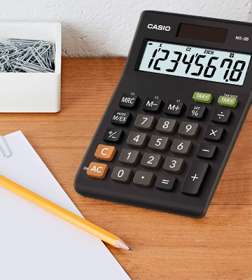 Casio (MS-8B) Standard Function Desktop Calculator - Bestadvisor