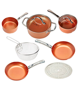 Copper Chef Set of 9 Round Pan Set