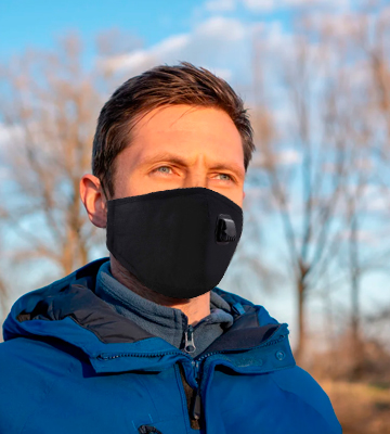 DualVertex Cotton Anti Pollution Mask with Valve and 6 Filters - Bestadvisor