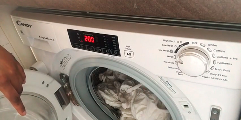 Candy CBWD8514D-80 Integrated Washer Dryer in the use - Bestadvisor