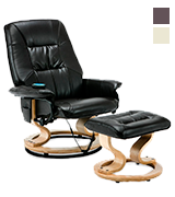 More4Homes (tm) TUSCANY Bonded Leather Recliner Massage Chair