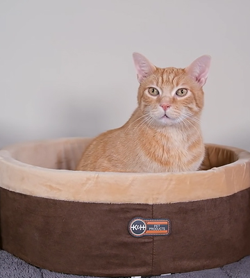 K&H Pet Products ‎L (Pack of 1) Thermo-Kitty Heated Cat Bed - Bestadvisor