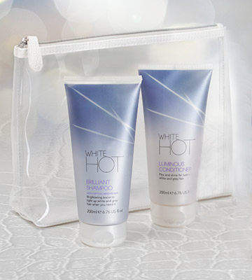White Hot Brilliant Shampoo lights up white & grey hair, banishes brassy tones, purple shampoo - Bestadvisor