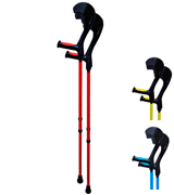 HMS Vilgo Non-Slip Adjustable Colourful Crutches