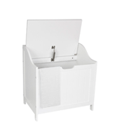 Home Discount Laundry Bin Wooden Priano Bathroom Cabinet Storage Cupboard
