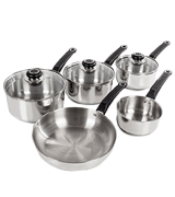 Morphy Richards Equip 5-Piece Stainless Steel Pan Set