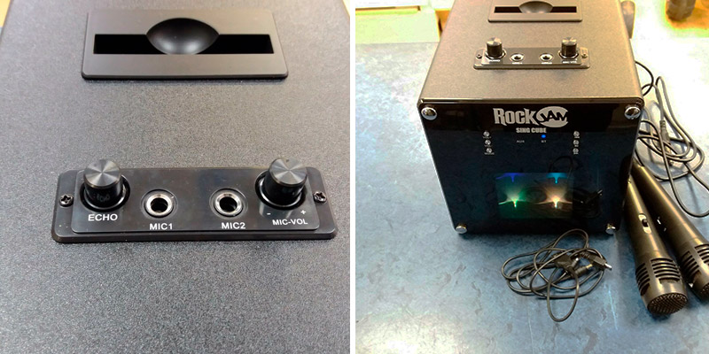 RockJam SingCube (RJSC01-BK) Karaoke Machine in the use - Bestadvisor