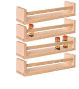 IKEA 4 racks BEKVAM Wooden Spice Rack