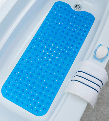 SlipX Solutions Extra Long Bath Mat Adds Non-Slip Traction to Tubs & Showers - Bestadvisor