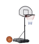 HOMCOM 94-123cm Basket Height Adjustable Hoop