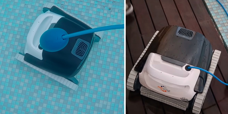 Dolphin PoolStyle PLUS Automatic Pool Robotic Cleaner in the use - Bestadvisor