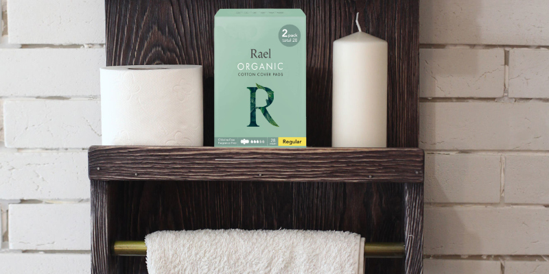Review of Rael 42Pcs 100% Organic Cotton Sanitary Pads With Wings