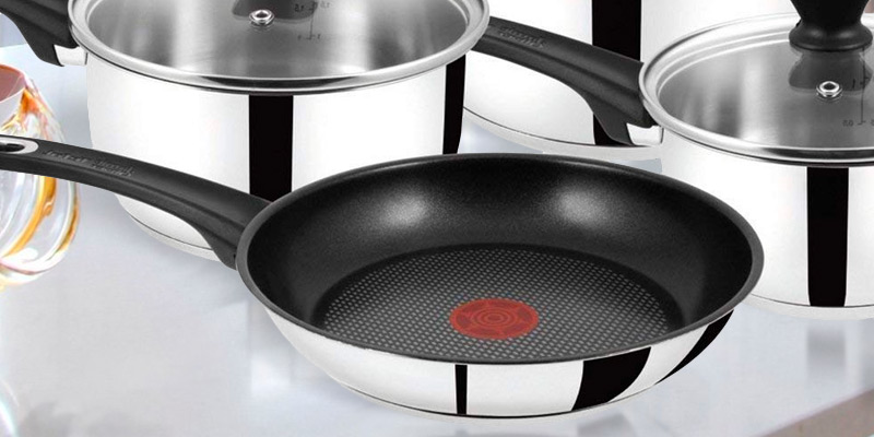 Review of Tefal Jamie Oliver 4pc B125SA44 Stainless Steel Pan Set