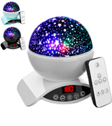 Aisuo Rechargeable Star Light Projector with Remote and Timer
