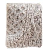 The Wool Company Wool Knit Throw Blanket