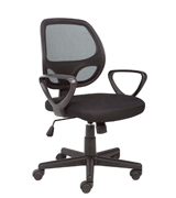 Hippo (OE1002BK) Essentials Mesh Chair for Home and Office