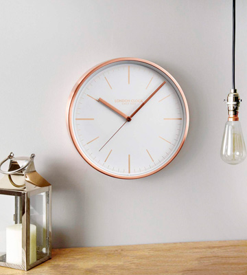 London Clock Artemis Wall Clock Copper - Bestadvisor