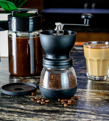 Maison & White Adjustable Coarseness Ceramic Manual Coffee Bean Grinder - Bestadvisor