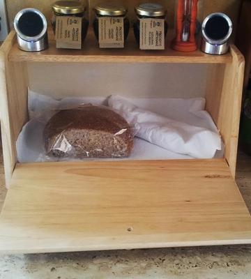 Apollo Wood Drop Down Front Bread Bin - Bestadvisor