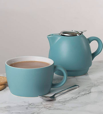 La Cafetiere Barcelona Collection Tea For One Ceramic Tea Cup and Teapot Set - Bestadvisor