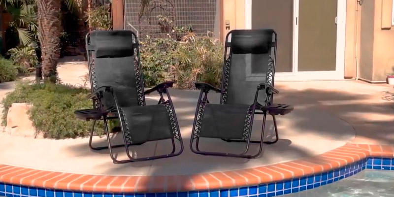 Review of Multi Bargains Zero Gravity Chair Heavy Duty, Textoline, Set of 2
