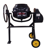 Dirty Pro Tools Professional Cement Mixer 80l With Stand And Wheels 240V 350W Portable