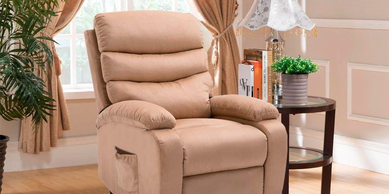 Review of Homegear Microfibre Power Lift Electric Recliner Chair w/Massage, Heat
