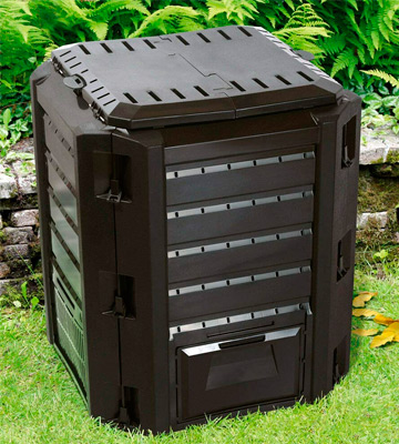 Deuba 380L Black Garden Composter - Bestadvisor