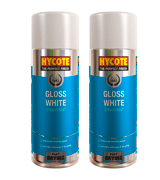 Hycote XDPB907 Gloss White Spray Paint