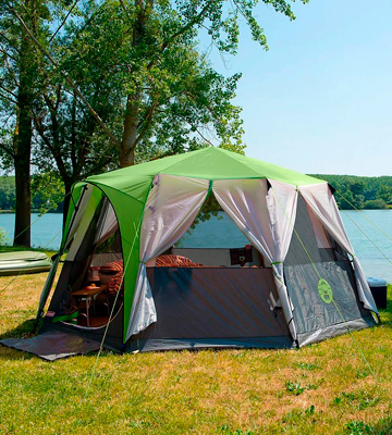 Coleman Tent Octagon 100% waterproof Family Camping Tent - Bestadvisor