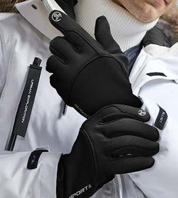 TOLEMI -20℉ Coldproof 3M Thermal Insulated Touchscreen Winter Gloves for Men - Bestadvisor