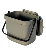 All-Green Kitchen Compost Caddy 5 Litre Plastic