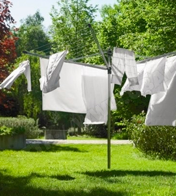 The Home Laundry Company LYQ220-40S Premium quality 40 metre Rotary Washing line with FREE Ground Spike and Cover - Bestadvisor