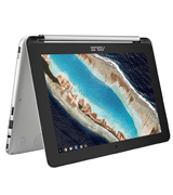 ASUS C101PA-FS002 10.1 Touchscreen Chromebook Flip (OP1 Processor, 4GB RAM, 16GB eMMC)