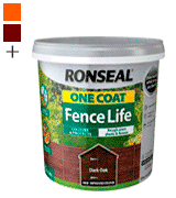 Ronseal RSLOCFLCE5L One Coat Fence Life