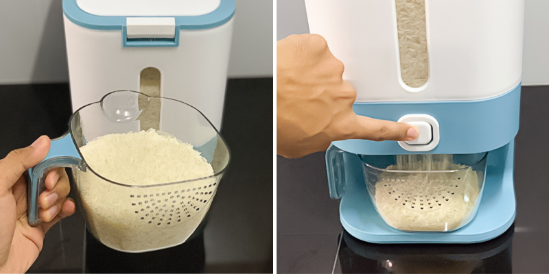 Review of ANMOO Food Storage Cereal Dispenser