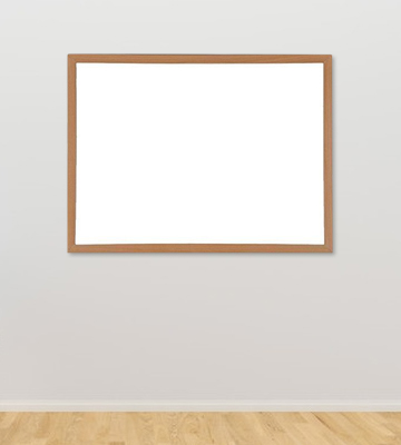 Quickdraw WHT-MAG-600x400 Heavy Duty Magnetic Whiteboard with Wooden Frame - Bestadvisor