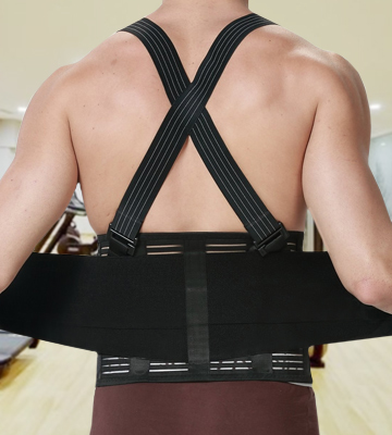 NeoTech Care High-elasticity Back Brace for Men with Suspenders - Bestadvisor