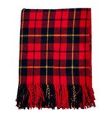 Highland Tartan Tweeds of Scotland Wool Blanket