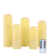 YIWER Real Wax Flameless Candles