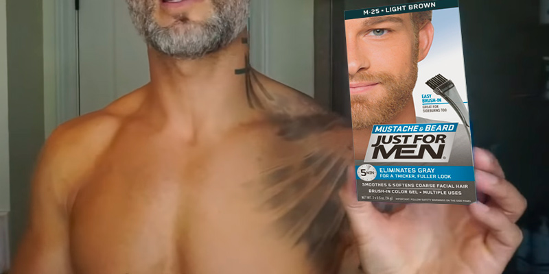 Review of Just For Men M - 20 Light Brown Brush-In Mustache, Beard And Sideburns