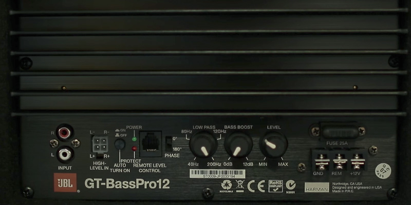 JBL Car GT-BassPro 12 Amplified Subwoofer System in the use - Bestadvisor