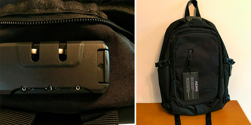 Review of WENIG Anti-Theft Backpack Business Laptop Backpack