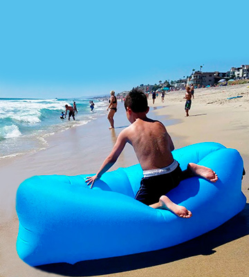 JINGOU Inflatable Lounger Couch Air Lounger Lazy Sofa with Carry Bag - Bestadvisor
