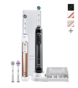 Oral-B 2x Genius 9900 Electric Toothbrushes with Smart Pressure Sensor