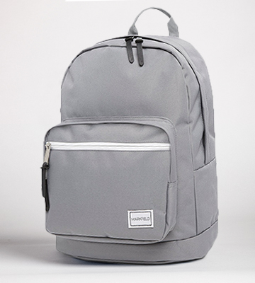 Markfield Grey Hard Wearing Backpack with Laptop Compartment - Bestadvisor