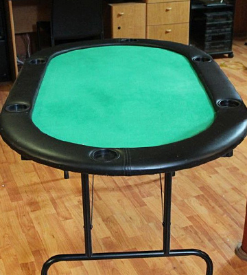 Costway 8 Players Foldable Poker Table Top with Drink Holders - Bestadvisor