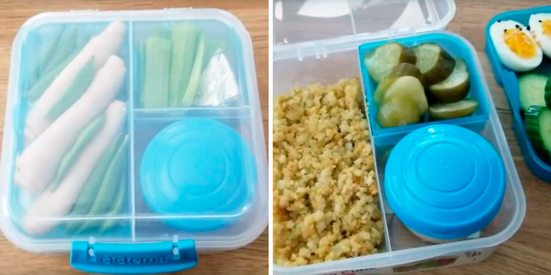Review of Sistema Bento Cube Box to Go with Fruit/Yogurt Pot