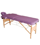 HOMCOM Purple Massage Table