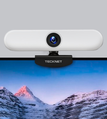 TeckNet (603466) 1080P Webcam with Microphone and Ring Light - Bestadvisor